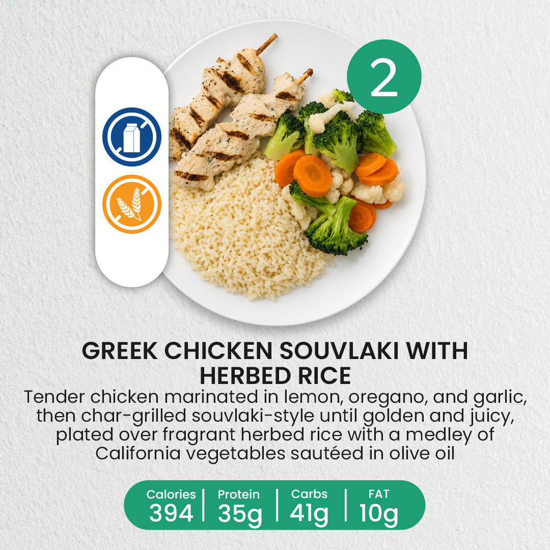 Exclusive 5 + (1 FREE) Meal Plan